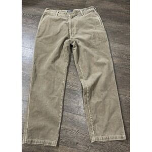Woolrich Corduroy Pants Men's 36 x 32 Heavyweight Baggy Loose Beige Y2K 90's‎